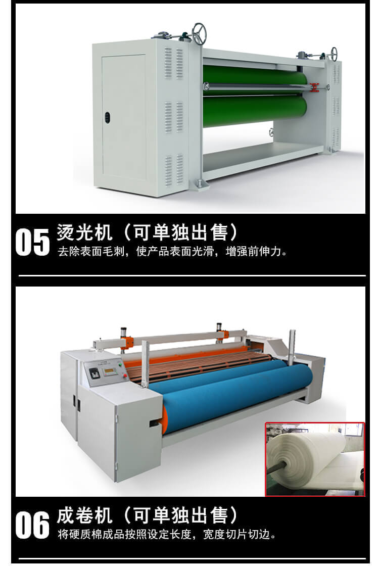 N95/KN95口罩熱風棉生產線產品細節(jié)4